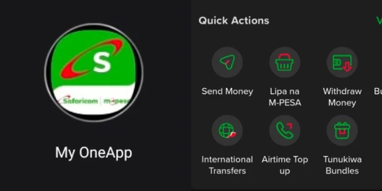 My OneApp de Safaricom